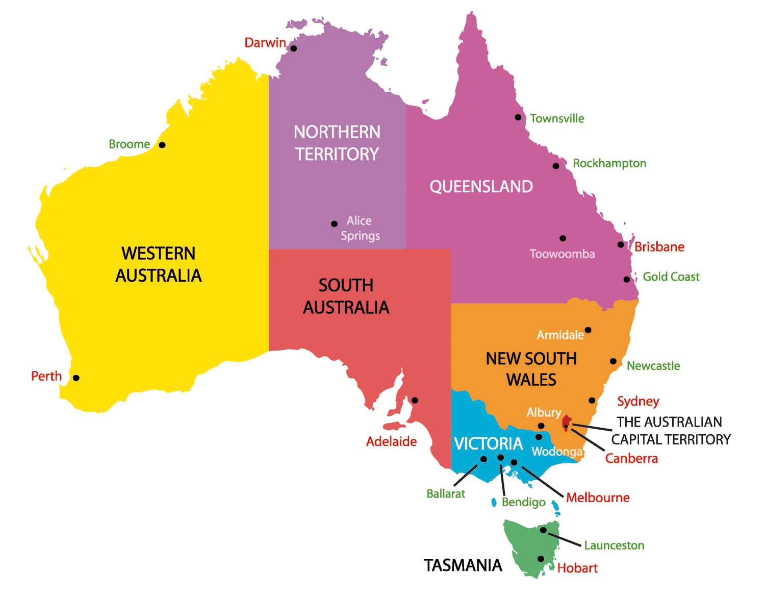 Bản đồ Australia